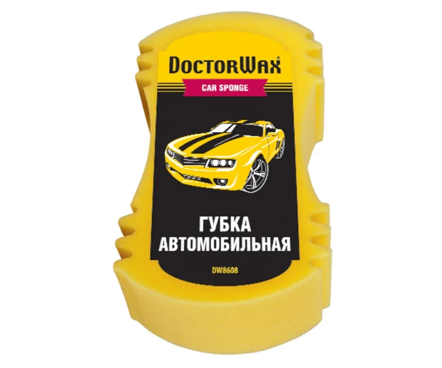 DW8608R DOCTOR WAX Губка для мытья автомобиля (245x135x73мм) (фото 1)