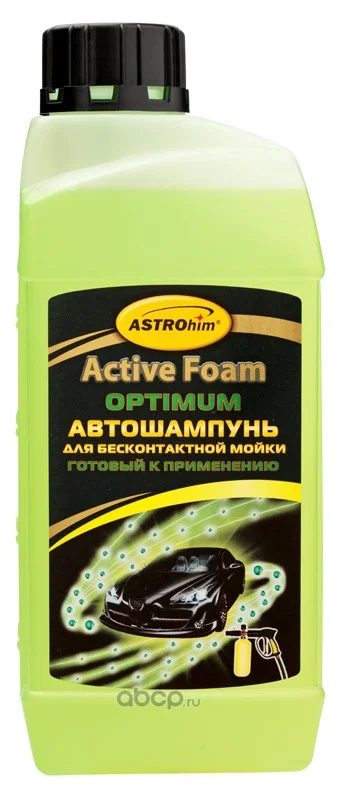 AC-326 ASTROHIM ASTROHIM АВТОШАМПУНЬ ДЛЯ БЕСКОНТАКТНОЙ МОЙКИ OPTIMUM, СЕРИЯ ACTIVE FOAM, ГОТОВЫЙ К ПРИМЕНЕНИЮ 1 Л (фото 1)