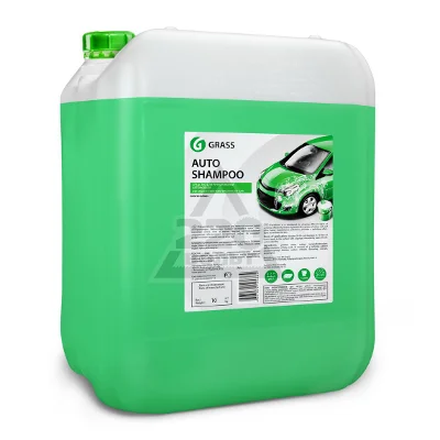 111103 GRASS Шампунь автомобильный для ручной мойки, эффективно очищает въевшуюся грязь, сажу, масляные пятна, обеспечивает полирующий эффект, расход 20 - 30 мл на 10 л воды, 20 кг (фото 1)