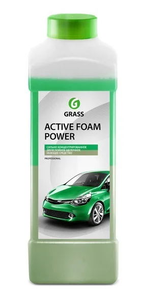 113140 GRASS Автошампунь для бесконтактной мойки Active Foam Power 1 л (фото 2)