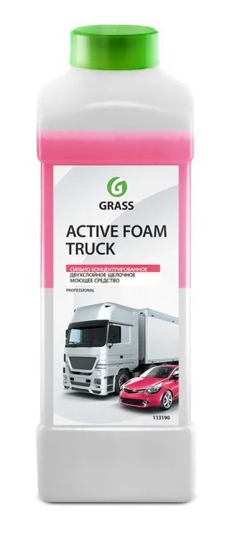 113190 GRASS Автошампунь для бесконтактной мойки Active Foam Truck 1 л (фото 2)