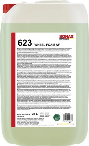 623 705 SONAX Очиститель дисков для литых и стальных, без фосфатов и кислот, 25л (фото 1)