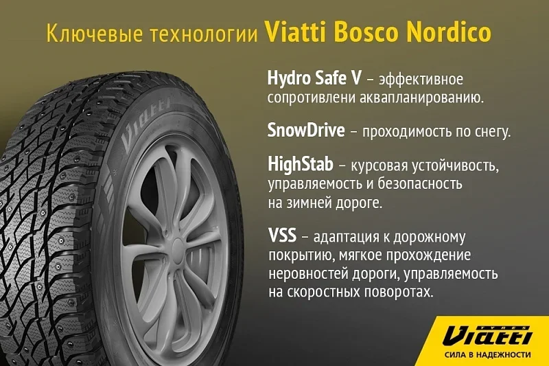 86674645169 VIATTI АВТОШИНА VIATTI 235/60/18 T 103 BOSCO NORDICO V-523 Ш. VIATTI 86674645169 (фото 4)