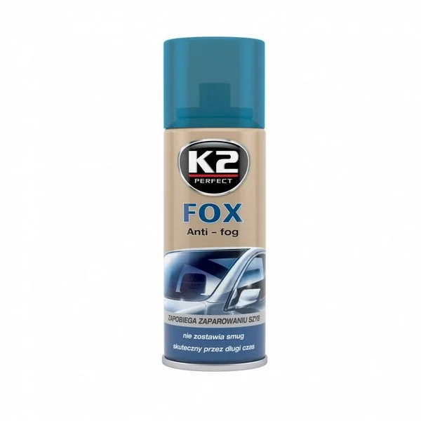 K632 K2 FOX антизапотеватель для стекол аэрозоль 200 мл (фото 1)