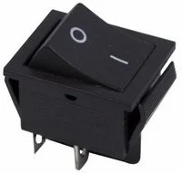 36-2310 REXANT Выключатель клавишный ON-OFF черный (фото 1)