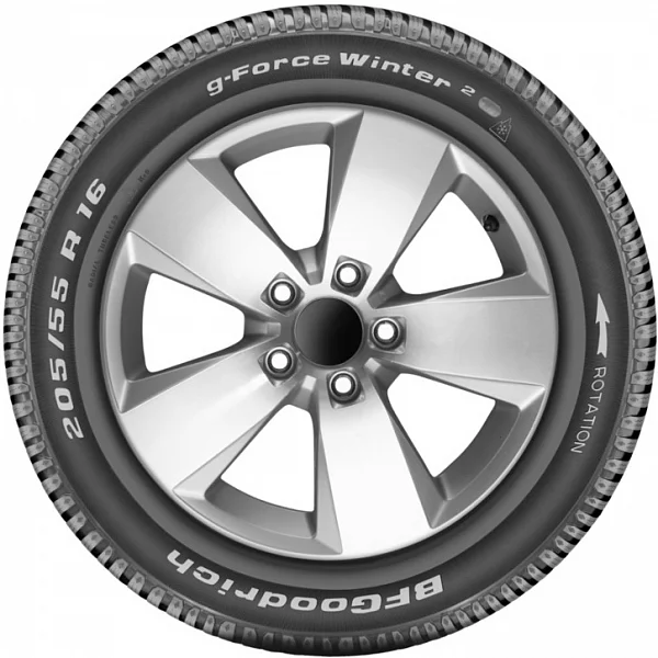 205/50 R17 BFGOODRICH G-FORCE WINTER 2 BFGoodrich Шина зимняя 205/50 R17 BFGoodrich G-FORCE WINTER 2 / 93H XL (фото 3)