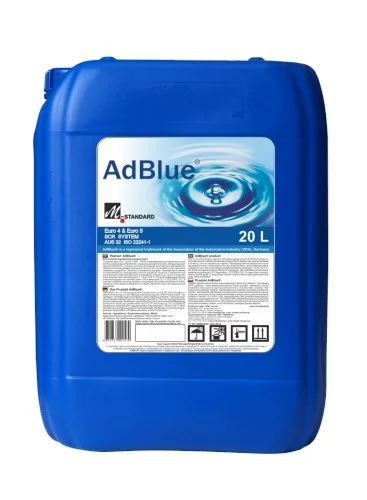 501579 ADBLUE Мочевина AdBlue, для снижения выбросов оксидов азота, 20 л (фото 1)