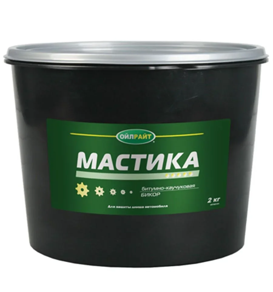 Мастика БИКОР 2кг OIL RIGHT Мастика БИКОР 2кг ведро (фото 1)