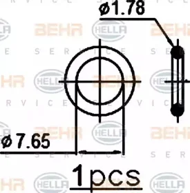 8FC 351 038-554 BEHR/HELLA/PAGID Конденсатор (фото 1)