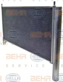 8FC 351 343-624 BEHR/HELLA/PAGID Радиатор кондиционера (фото 2)