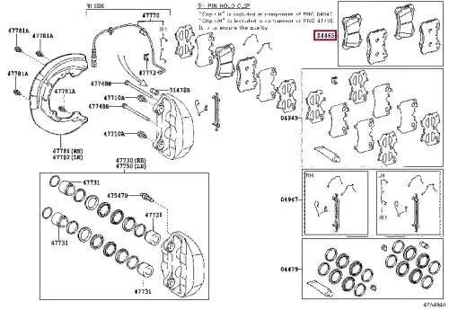 044650W110 TOYOTA Колодки (фото 1)