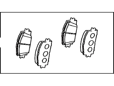 04465-42150 TOYOTA 0446542150 колодки тормозные ( производитель sp эмираты) (фото 5)