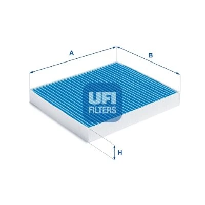 34.114.00 UFI Фильтр, воздух во внутренном пространстве (фото 2)