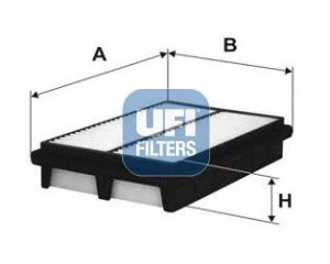 30.A55.00 UFI Воздушный фильтр (фото 2)