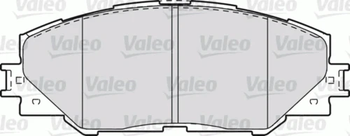 601037 VALEO Комплект тормозных колодок, дисковый тормоз (фото 3)