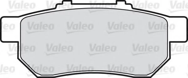 598437 VALEO Комплект тормозных колодок, дисковый тормоз (фото 3)