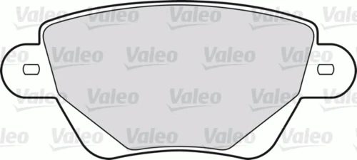598434 VALEO Комплект тормозных колодок, дисковый тормоз (фото 3)