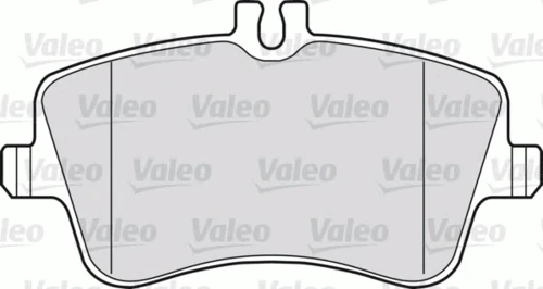 598448 VALEO Комплект тормозных колодок, дисковый тормоз (фото 3)