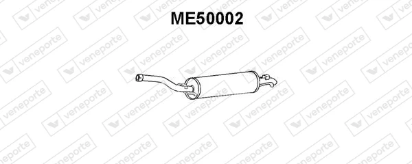 ME50002 VENEPORTE Глушитель выхлопных газов конечный (фото 2)