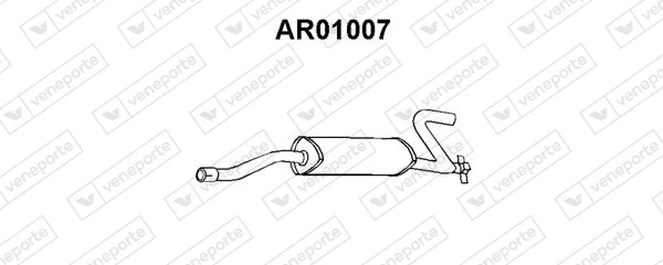 AR01007 VENEPORTE Глушитель выхлопных газов конечный (фото 2)