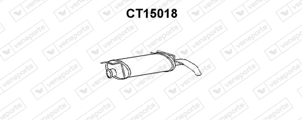 CT15018 VENEPORTE Глушитель выхлопных газов конечный (фото 2)