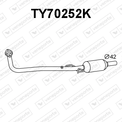 TY70252K VENEPORTE Катализатор (фото 2)