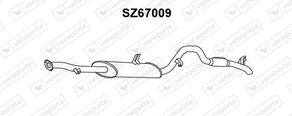 SZ67009 VENEPORTE Глушитель выхлопных газов конечный (фото 2)