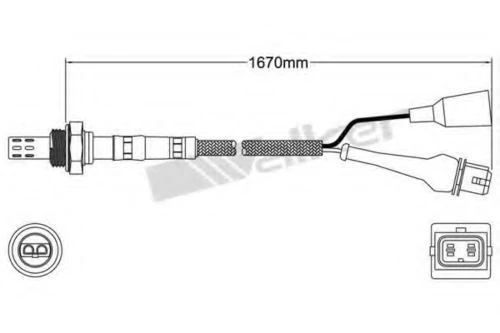 250-23033 WALKER Лямбда-зонд (фото 6)
