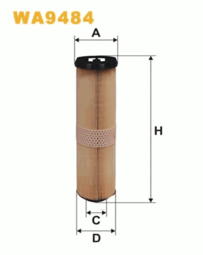 WA9484 WIX Воздушный фильтр (фото 2)