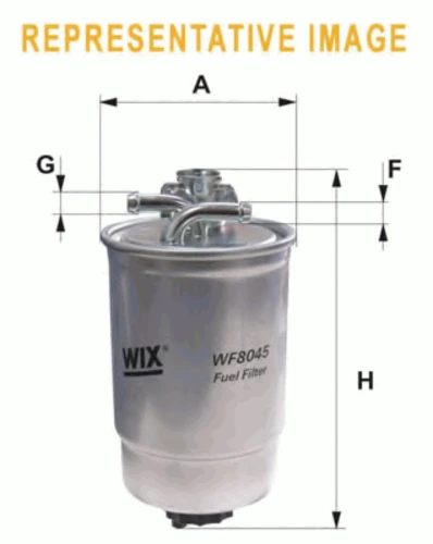 WF8264 WIX Топливный фильтр (фото 2)