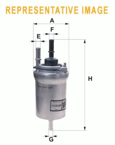 WF8324 WIX Топливный фильтр (фото 2)
