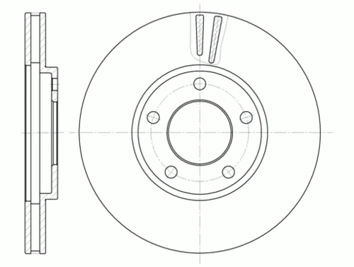 D6419.10 WOKING Тормозной диск (фото 2)