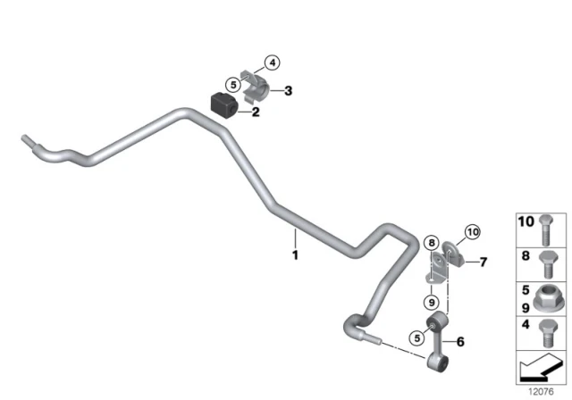 33 55 1 138 104 BMW Резинометаллич. шарнир стабилизатора d=18mm 3' e36, e46, 5' e34, z4 e85, e86 (фото 4)