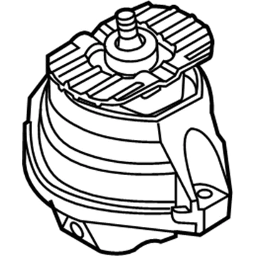 22 11 6 762 608 BMW Подушка крепления двигателя П BMW 5' E60, LCI, E61, 6' E63, E64, (фото 1)