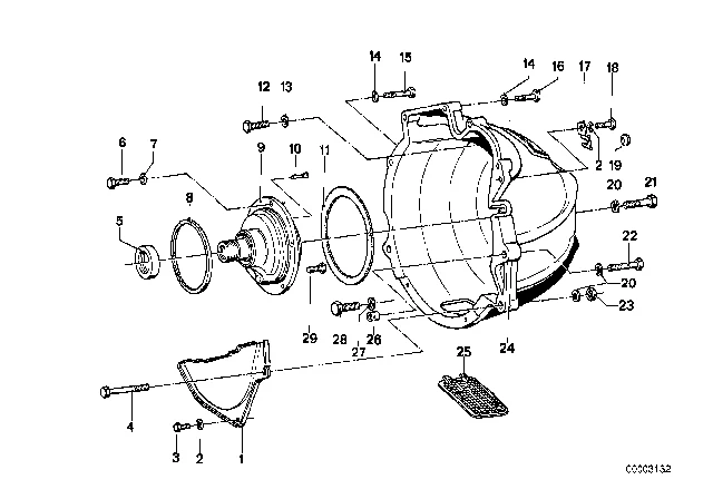 31 11 1 137 888 BMW Болт с шестигранной головкой M10x40 BMW 2500-3.3Li, 3' E21, E30, E36, 5' E12, E28, E34 (фото 2)