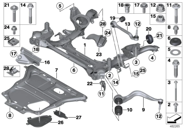 31 12 6 798 254 BMW Тяга с гидравлической опорой П BMW 3' F34 GT, LCI (фото 6)