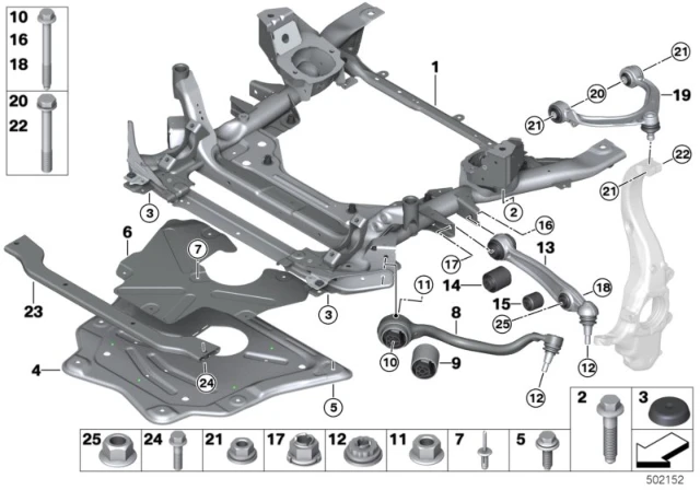 31126863170 BMW Тяга с гидравлической опорой П BMW X5 F15, X6 F16 (фото 2)