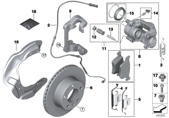 34106790927 BMW Фиксирующая пружина BMW 1' F20, LCI, F21, 2' F22, F23, 3' F30, F31, F34 GT, F35, 4' F (фото 2)