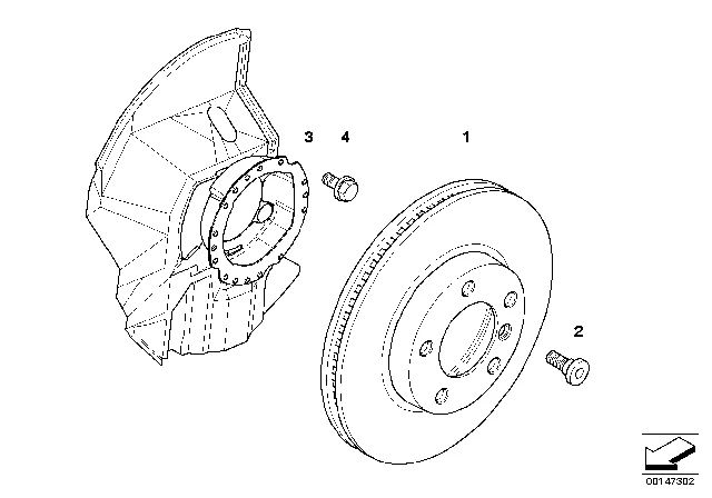 34116750129 BMW Защитный кожух Л BMW 3' E46, Z4 E85 (фото 2)