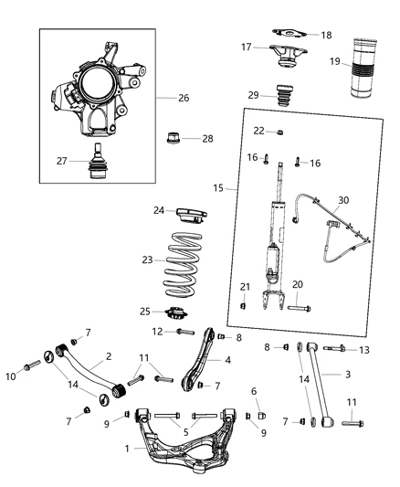 68298603AB CHRYSLER Balljoint (фото 1)