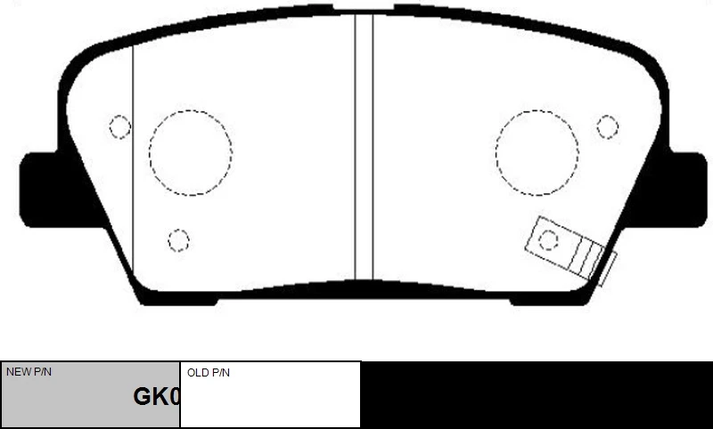 CKKK-44 CTR Комплект тормозных колодок, дисковый тормоз (фото 2)