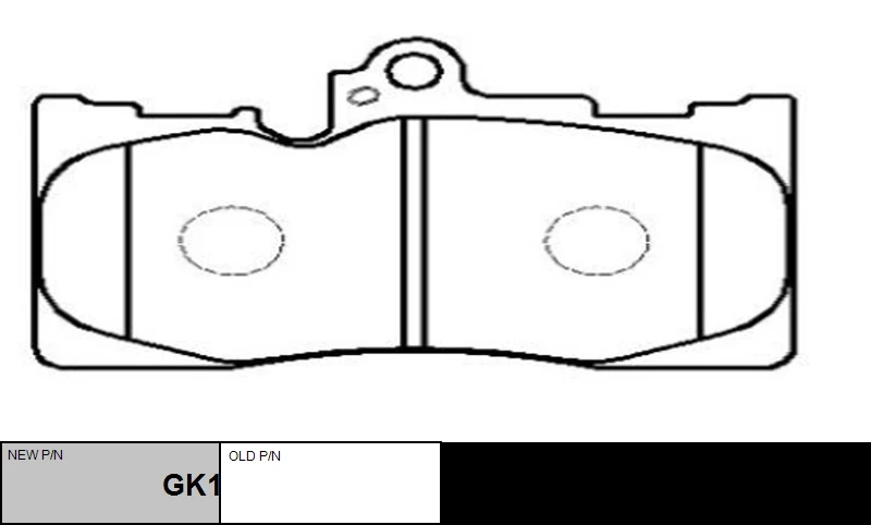 CKT-47 CTR Комплект тормозных колодок, дисковый тормоз (фото 2)