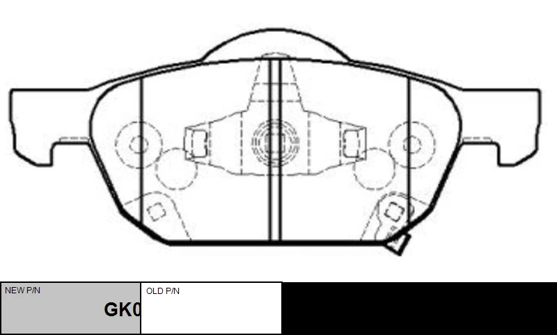 CKHO-81 CTR Колодки дисковые передние honda accord 2.0/2.4 08> (фото 2)