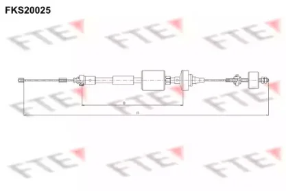 FKS20025 FTE Трос (фото 1)