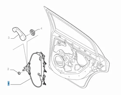 51723324 FIAT/ALFA/LANCIA Стеклоподъемник 51723324 (фото 1)