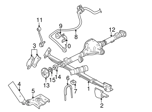 2L2Z-5K483-BA FORD Стойка стабилизатора переднего (фото 3)