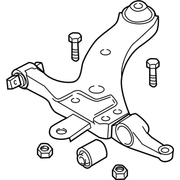 545003F000 HYUNDAI/KIA/MOBIS Рычаг нижний левый kia (фото 3)