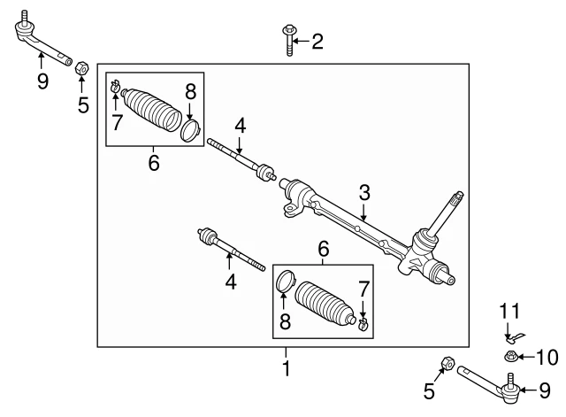 D10E-32-280 MAZDA Joint(r),ball-outer (фото 3)