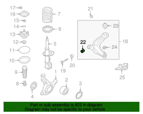 LC6234470 MAZDA Подвеска, рычаг независимой подвески колеса mazda (фото 2)