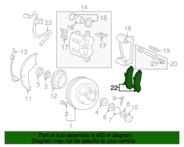 ZZM049280A MAZDA Тормозные колодки дисковые zzm049280a (фото 2)